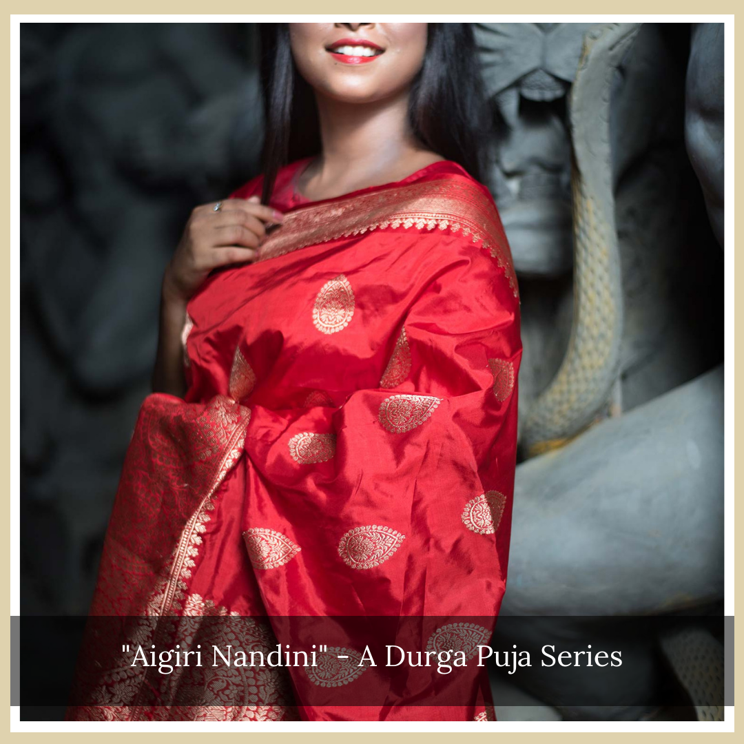 Durga Puja and Banarasi Silk Sarees
