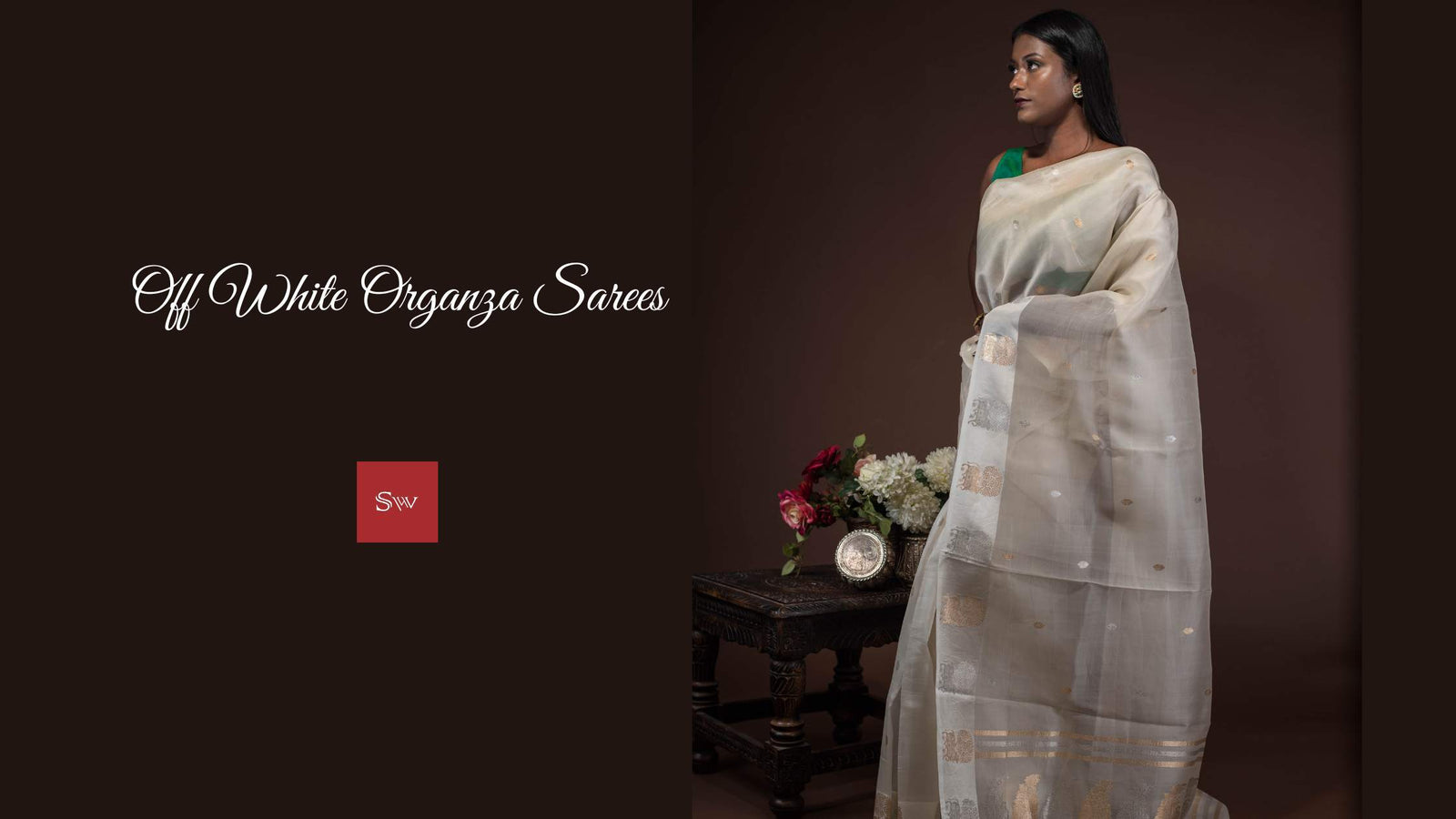 Best Off White Organza Sarees In 2022