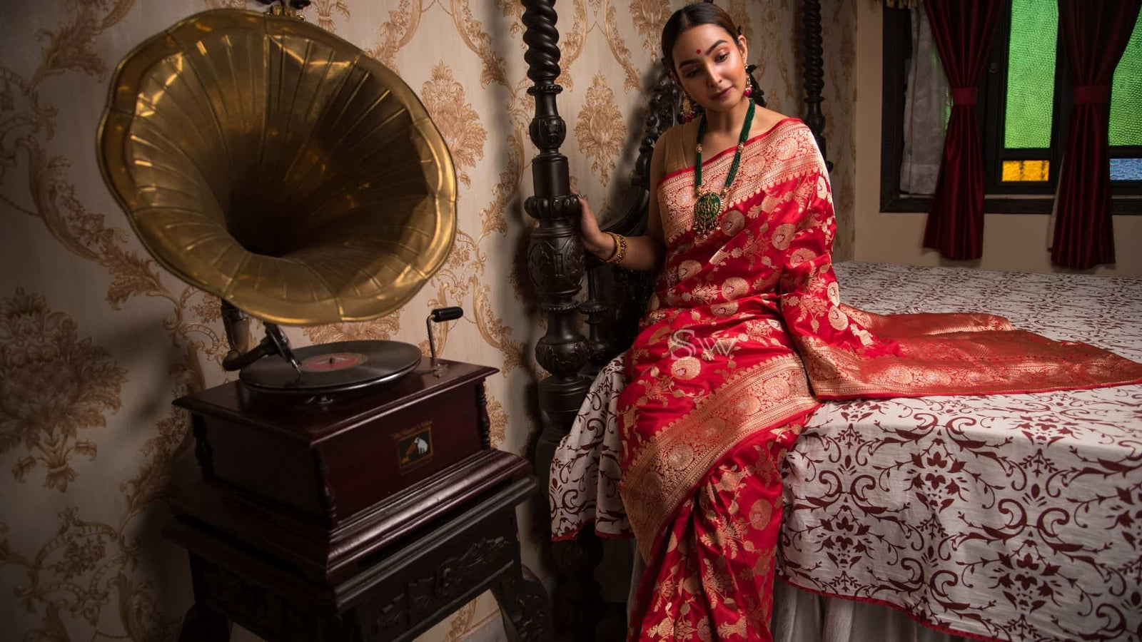 Banarasi silk saree bridal