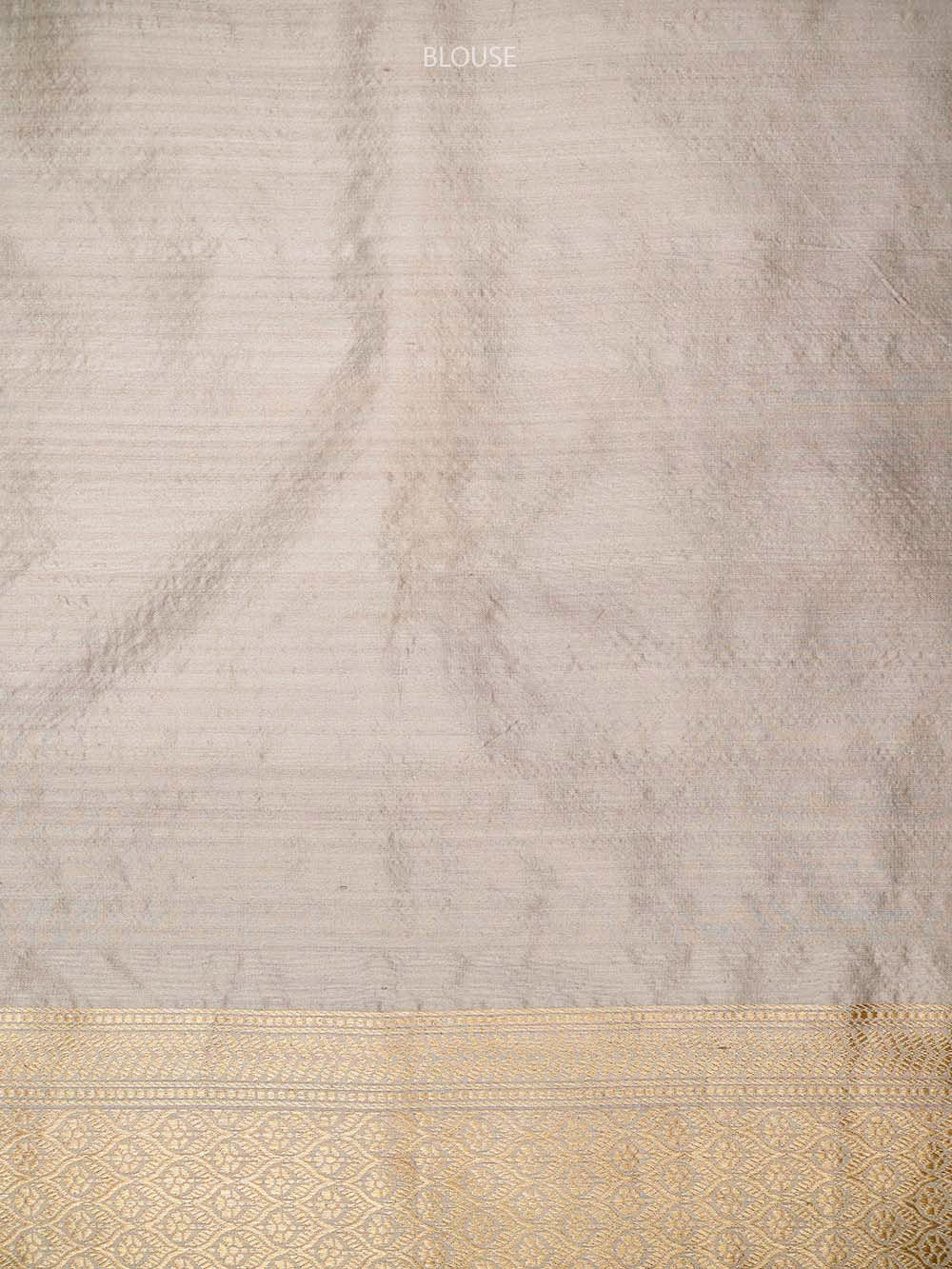 Beige Meenakari Brocade Handloom Banarasi Saree - Sacred Weaves