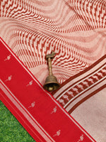 Maroon Silk Brocade Handloom Banarasi Saree - Sacred Weaves