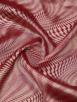 Magenta Silk Brocade Handloom Banarasi Saree - Sacred Weaves