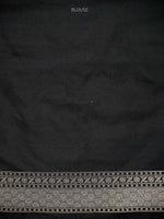 Black Sona Roopa Jaal Katan Silk Handloom Banarasi Saree