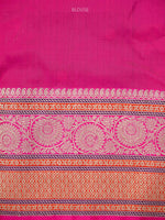 Teal Green Booti Konia Tussar Silk Handloom Banarasi Saree - Sacred Weaves