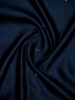 Midnight Blue Booti Organza Handloom Banarasi Saree