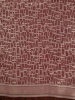 Wine Booti Organza Handloom Banarasi Saree