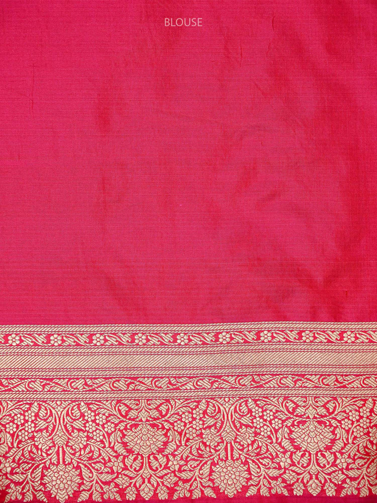 Pink Red Jaal Uppada Katan Silk Handloom Banarasi Saree - Sacred Weaves