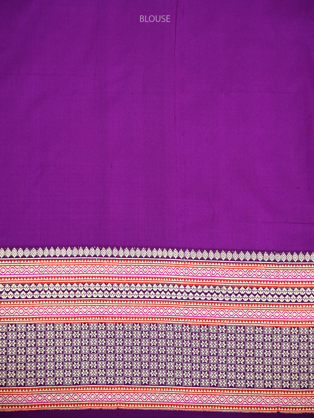 Magenta Booti Tussar Silk Handloom Banarasi Saree - Sacred Weaves
