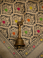 Black Meenakari Brocade Handloom Banarasi Saree - Sacred Weaves