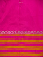 Magenta Silk Brocade Handloom Banarasi Saree