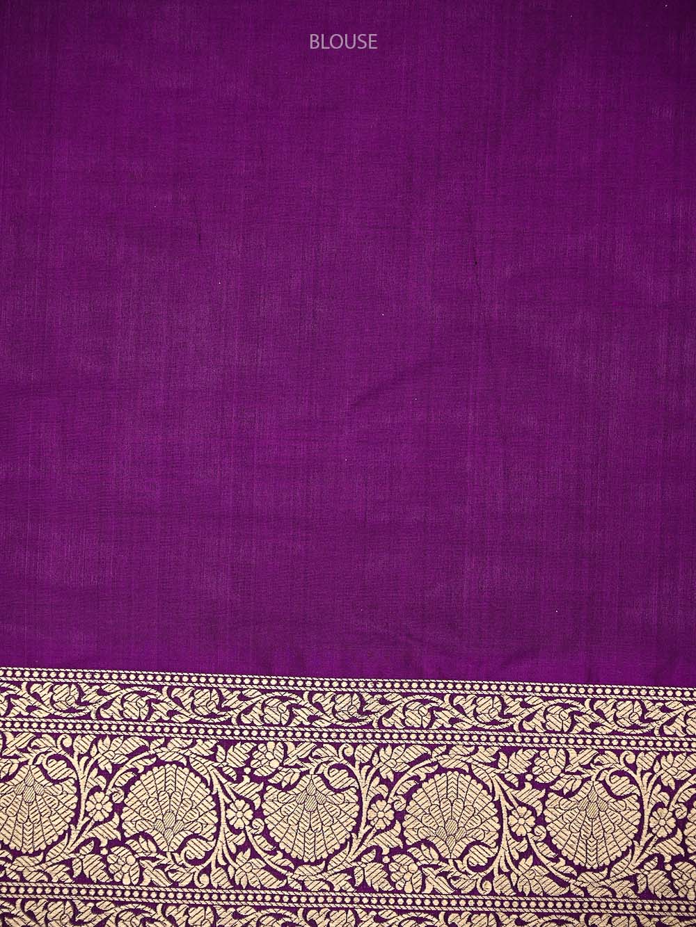 Purple Booti Katan Silk Uppada Handloom Banarasi Saree - Sacred Weaves