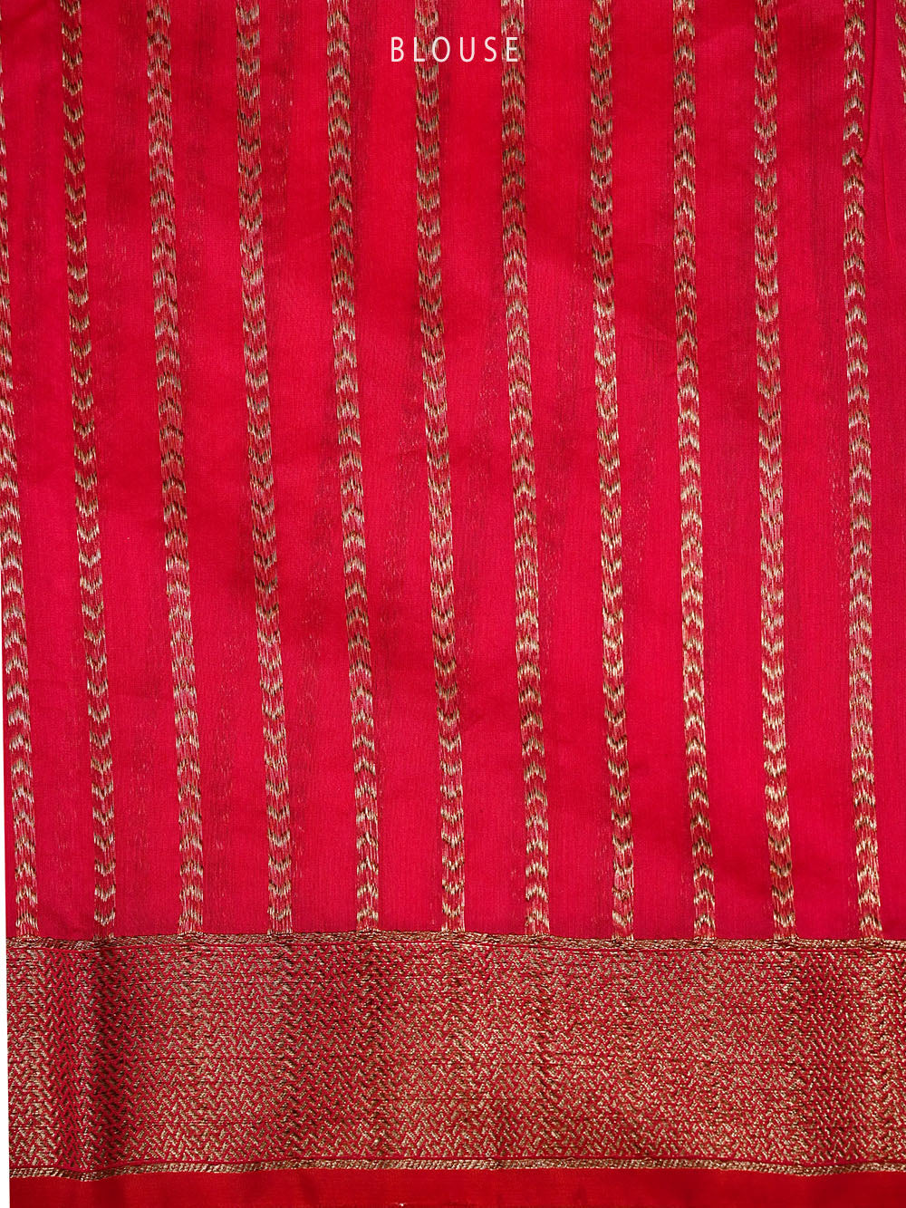 Dark Pink Booti Chanderi Silk Handloom Banarasi Saree - Sacred Weaves