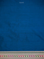 Blue Meenakari Katan Silk Handloom Banarasi Saree - Sacred Weaves