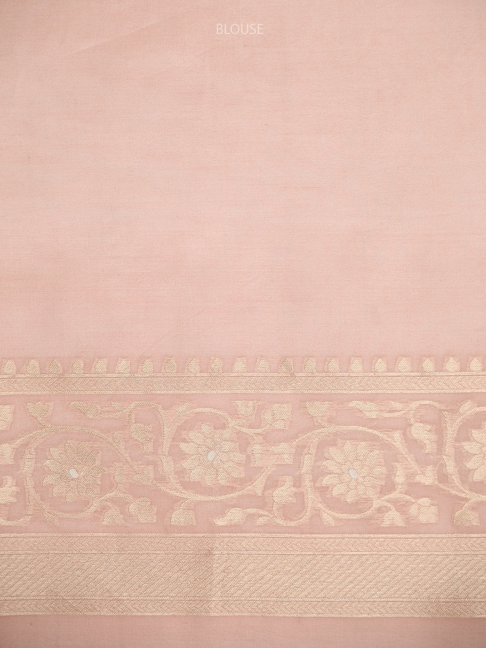 Pastel Pink Jaal Organza Handloom Banarasi Saree - Sacred Weaves