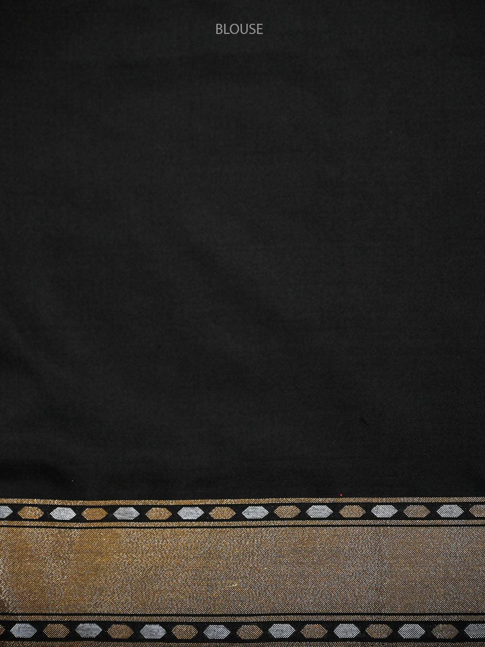 Black Jaal Katan Silk Handloom Banarasi Saree - Sacred Weaves