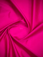 Dark Pink Plain Satin Silk Handloom Banarasi Saree - Sacred Weaves