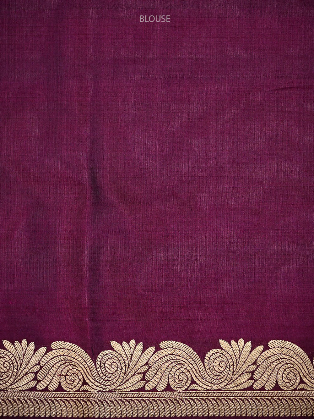 Dark Wine Booti Katan Silk Handloom Banarasi Saree - Sacred Weaves