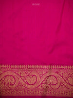 Beige Boota Katan Silk Handloom Banarasi Saree - Sacred Weaves