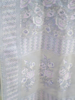 Pastel Lilac Tanchoi Silk Handloom Banarasi Saree - Sacred Weaves