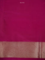 Dark Magenta Jaal Katan Silk Handloom Banarasi Saree