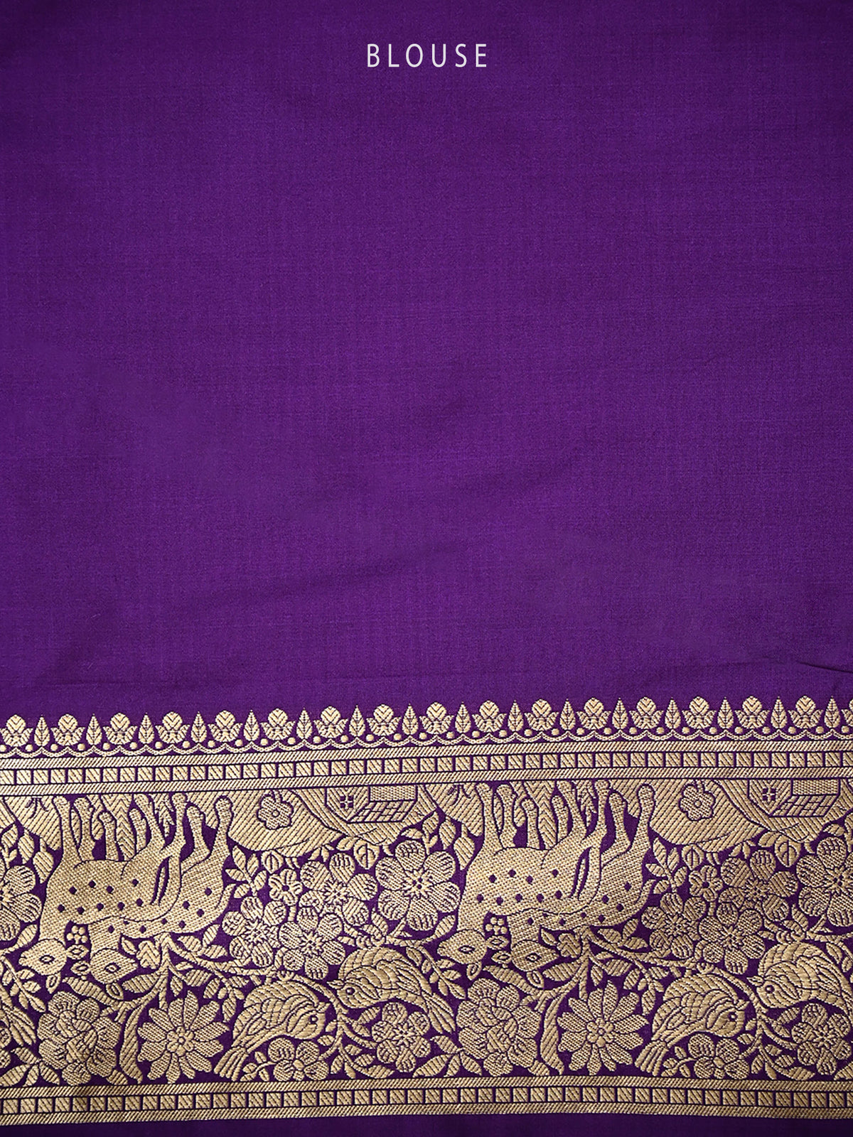 Purple Meenakari Katan Silk Handloom Banarasi Saree - Sacred Weaves