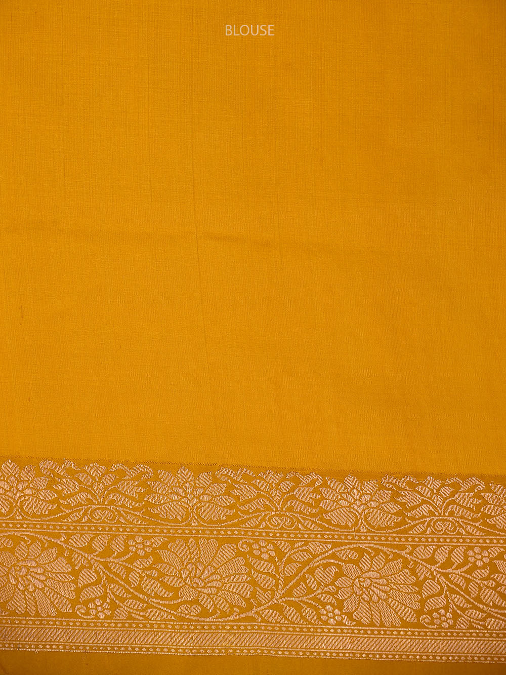 Beige Mustard Booti Tussar Silk Handloom Banarasi Saree - Sacred Weaves