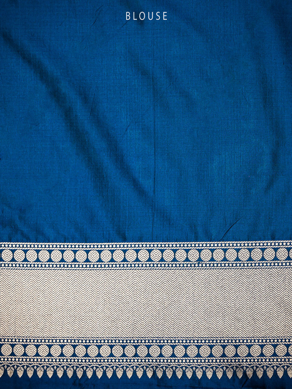 Blue Meenakari Boota Katan Silk Handloom Banarasi Saree