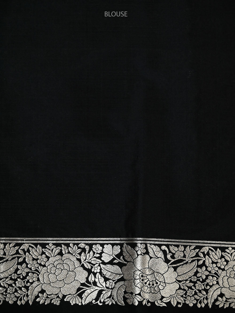 Black Jaal Katan Silk Handloom Banarasi Saree