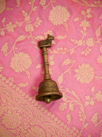 Pink Jaal Katan Silk Uppada Handloom Banarasi Saree - Sacred Weaves