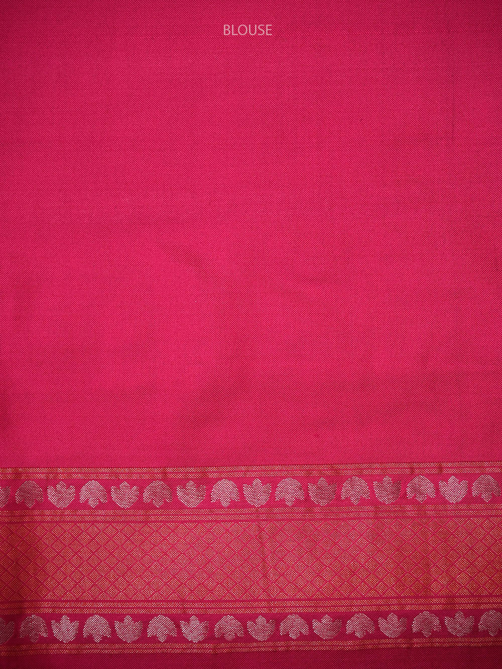 Magenta Jaal Katan Silk Handloom Banarasi Saree - Sacred Weaves