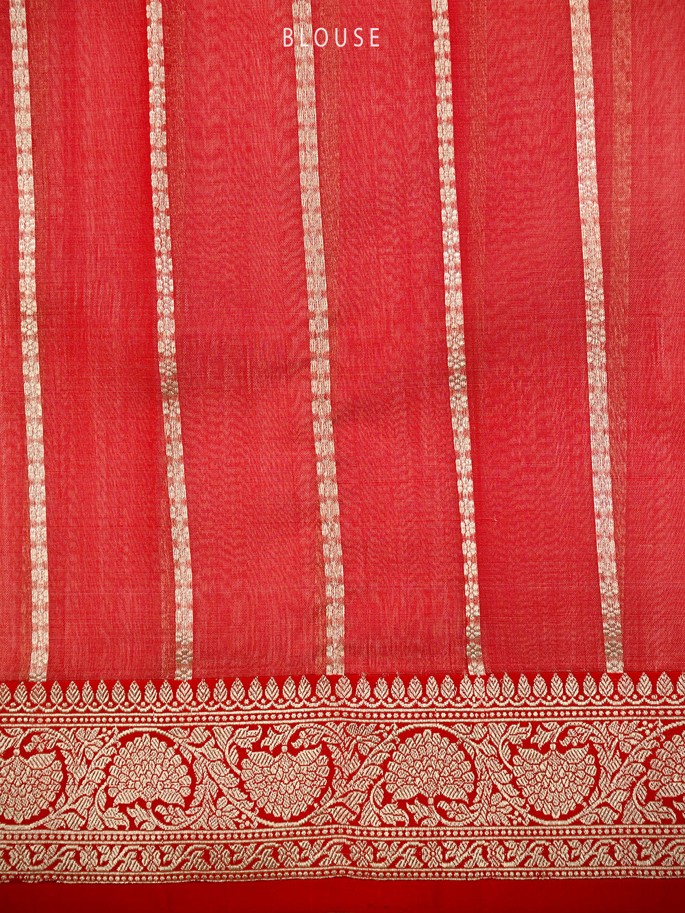 Beige Booti Organza Tissue Silk Handloom Banarasi Saree - Sacred Weaves