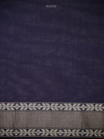 Blue Jaal Cotton Silk Handloom Banarasi Saree - Sacred Weaves