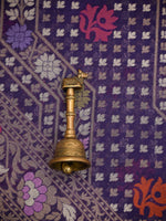 Purple Jaal Cotton Silk Handloom Banarasi Saree - Sacred Weaves