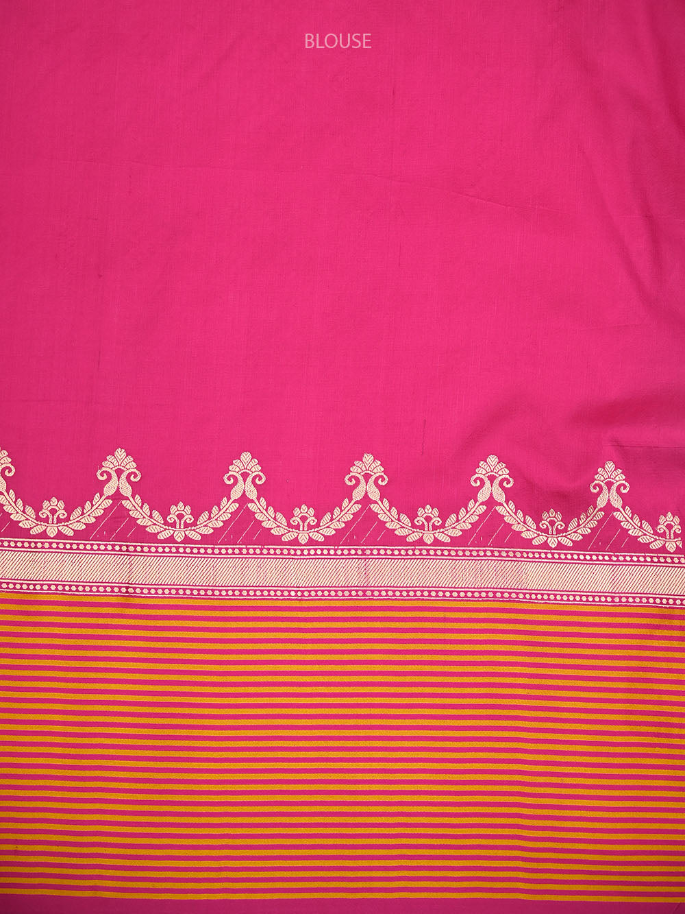 Red Booti Tussar Silk Handloom Banarasi Saree - Sacred Weaves