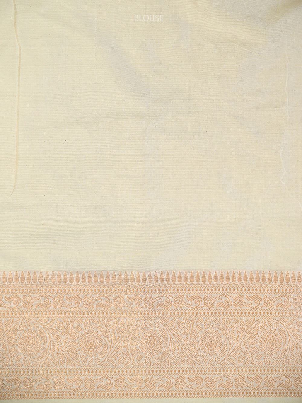 Beige Zari Booti Uppada Katan Silk Handloom Banarasi Saree - Sacred Weaves