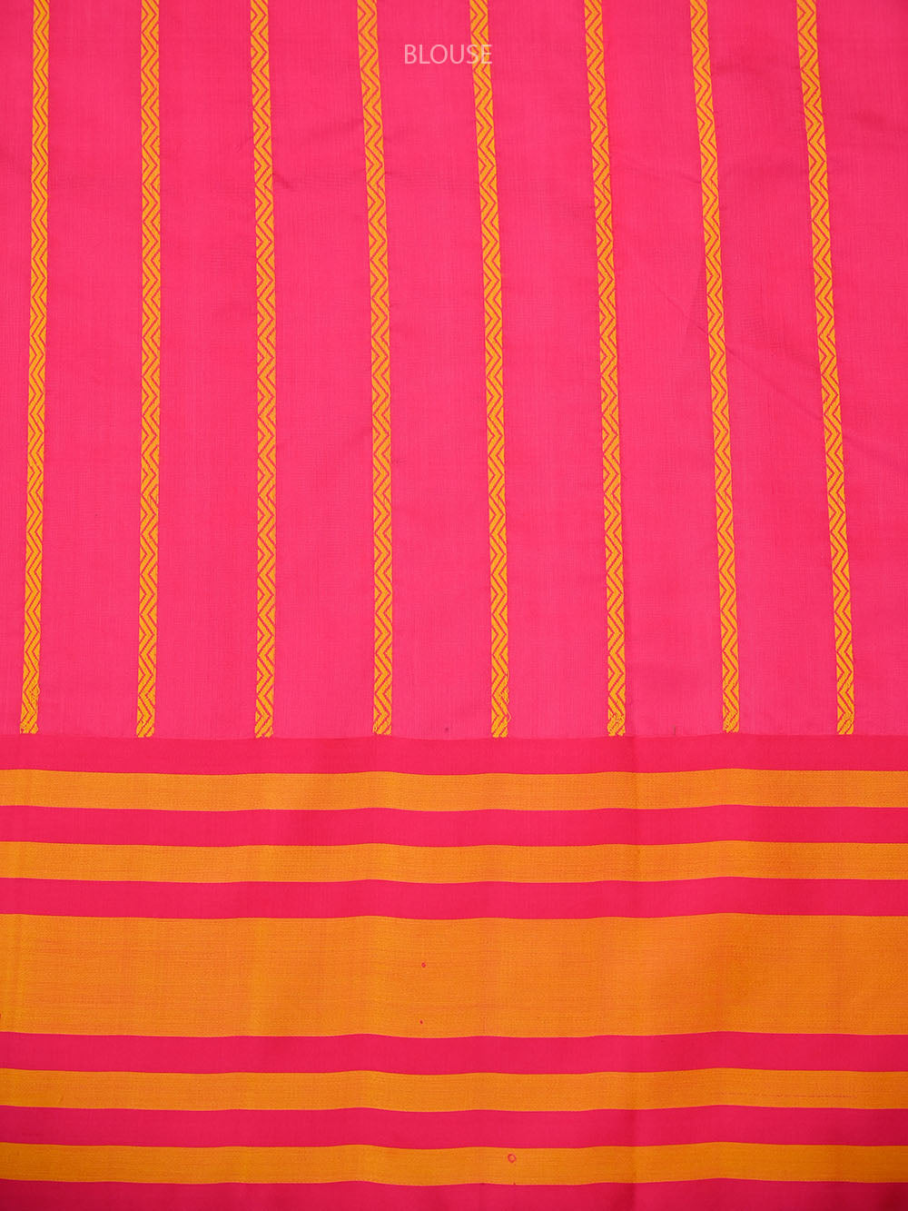 Dark Pink Plain Katan Silk Handloom Banarasi Saree - Sacred Weaves