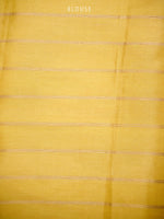 Yellow Katan Silk Tissue Handloom Banarasi Saree - Sacred Weaves