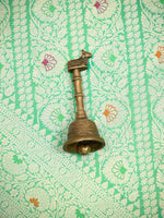 Pista Green Meenakari Brocade Handloom Banarasi Saree - Sacred Weaves