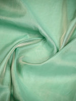 Mint Green Tissue Katan Silk Handloom Banarasi Saree - Sacred Weaves