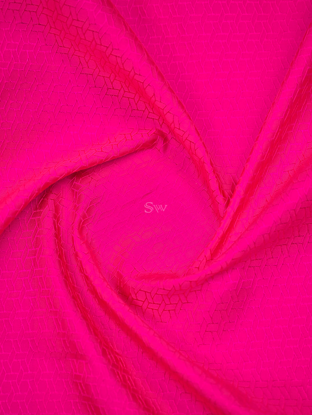 Magenta Satin Tanchoi Handloom Banarasi Saree - Sacred Weaves