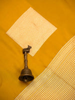 Yellow Boota Pure Silk Handloom Banarasi Saree - Sacred Weaves