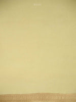 Yellow Boota Organza Handloom Banarasi Saree - Sacred Weaves
