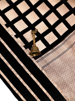 Black Boota Organza Handloom Banarasi Saree - Sacred Weaves