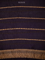 Cream Boota Organza Silk Handloom Banarasi Saree - Sacred Weaves