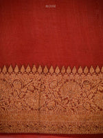Bottle Green Organza Silk Handloom Banarasi Saree - Sacred Weaves
