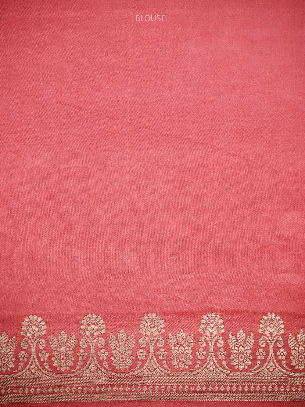 Coral Pink Sona Roopa Zari Boota Satin Silk Handloom Banarasi Saree - Sacred Weaves