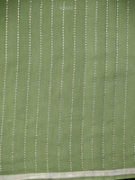 Pista Green Boota Satin Silk Handloom Banarasi Saree - Sacred Weaves