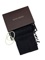Black Plain Silk Handloom Saree - Sacred Weaves
