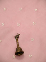 Pink Embroidered Organza Handloom Banarasi Suit - Sacred Weaves