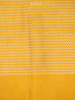 Mustard Satin Tanchoi Handloom Banarasi Saree - Sacred Weaves